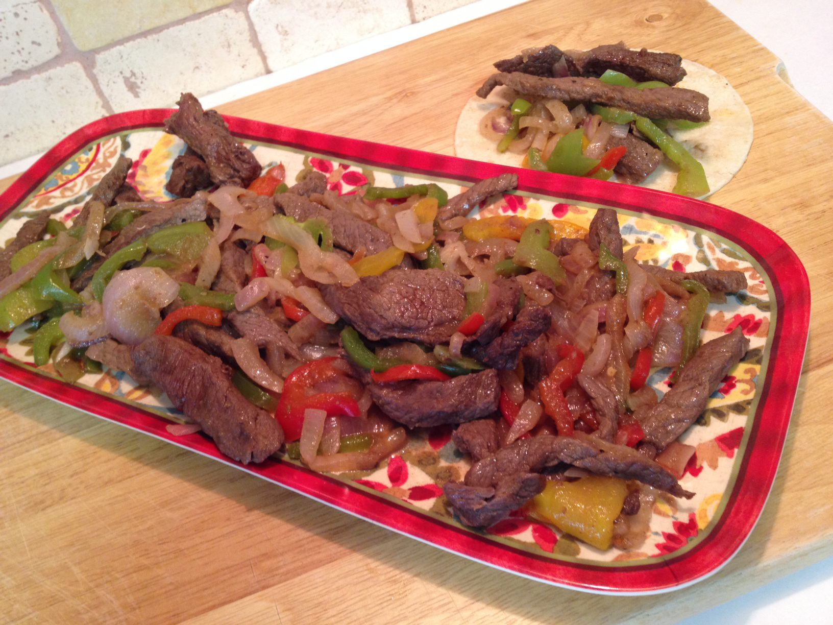 Beef Steak Fajitas