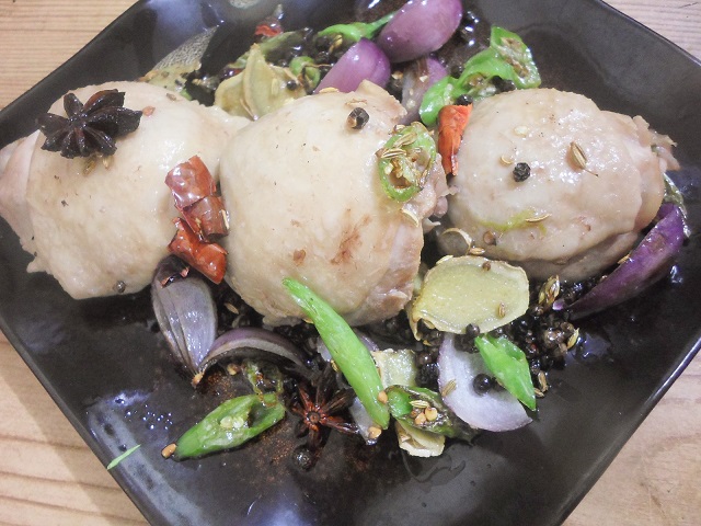 Asian Spicy Poached Chicken