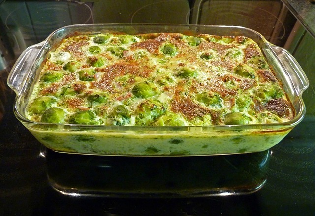 Creamy Brussels Sprouts Casserole