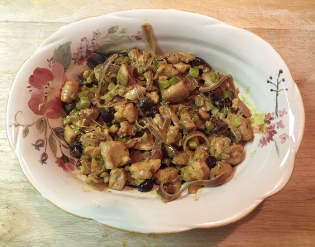 Curried Chicken Salad With Dried Cherries