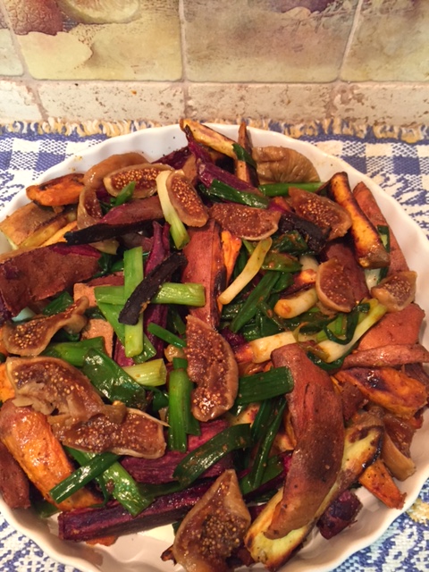 Roasted Sweet Potatoes And Figs