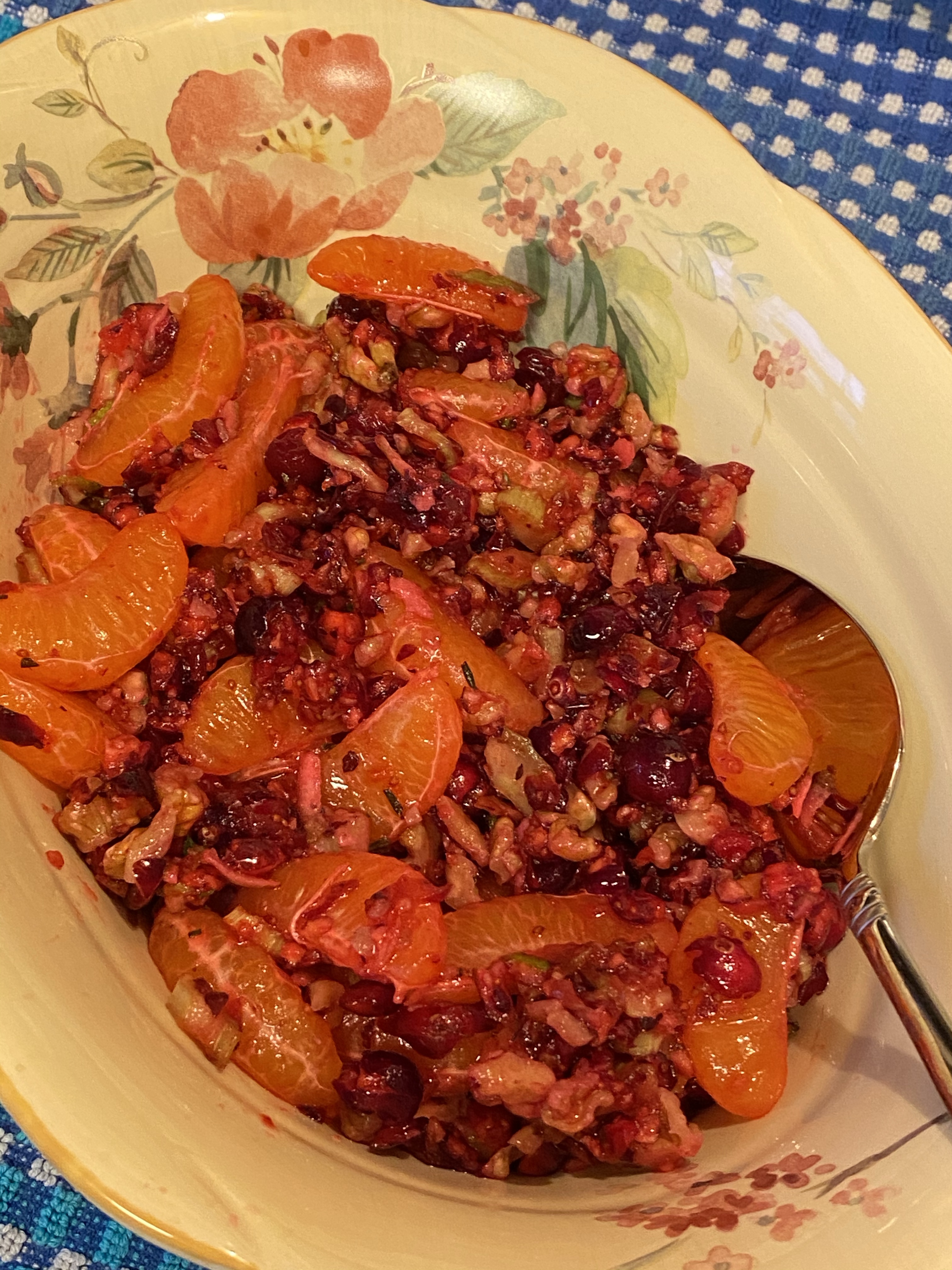 Cranberry Walnut Mandarin Orange Salad
