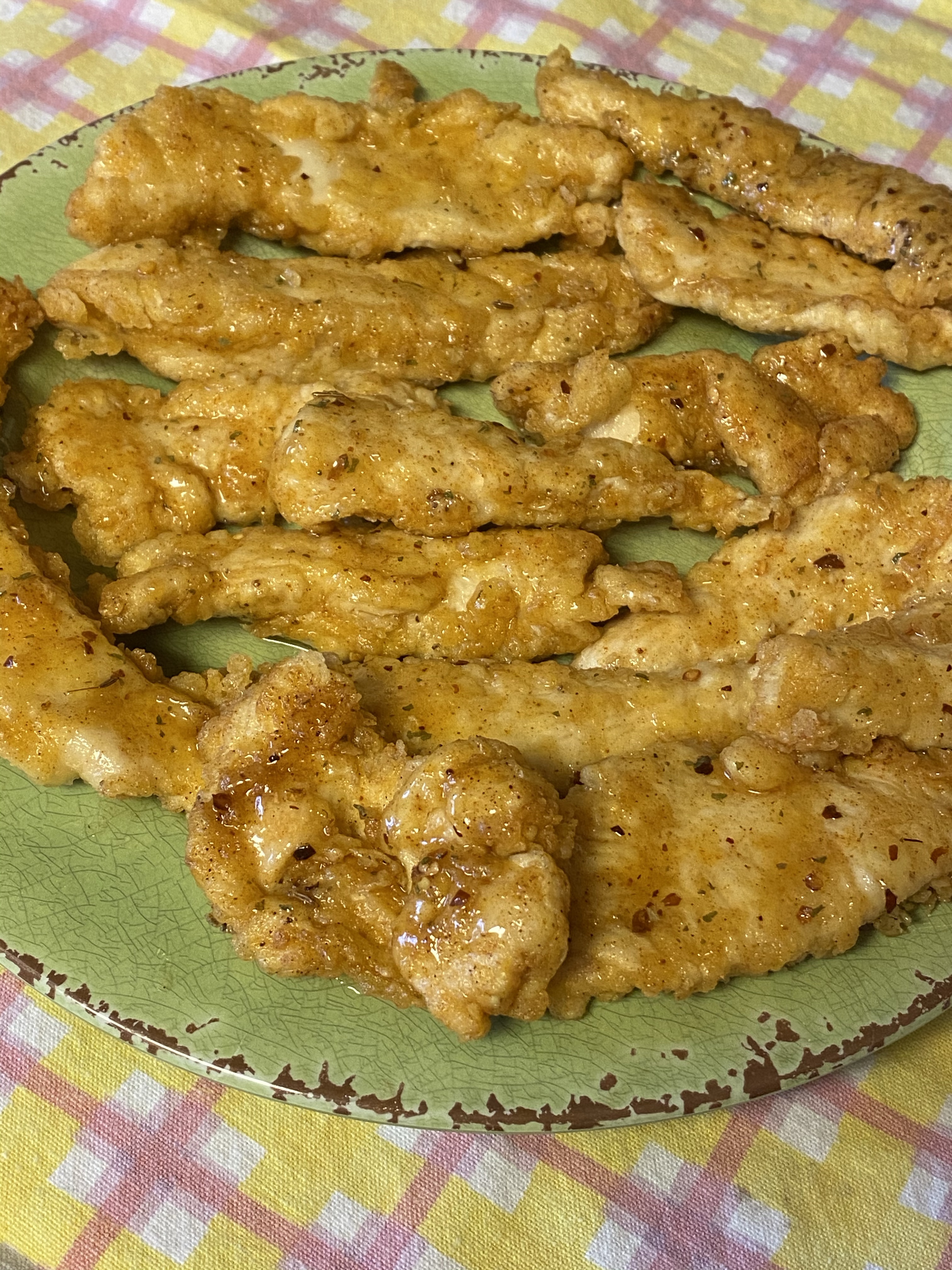 Honey Harissa Fried Chicken Fillets