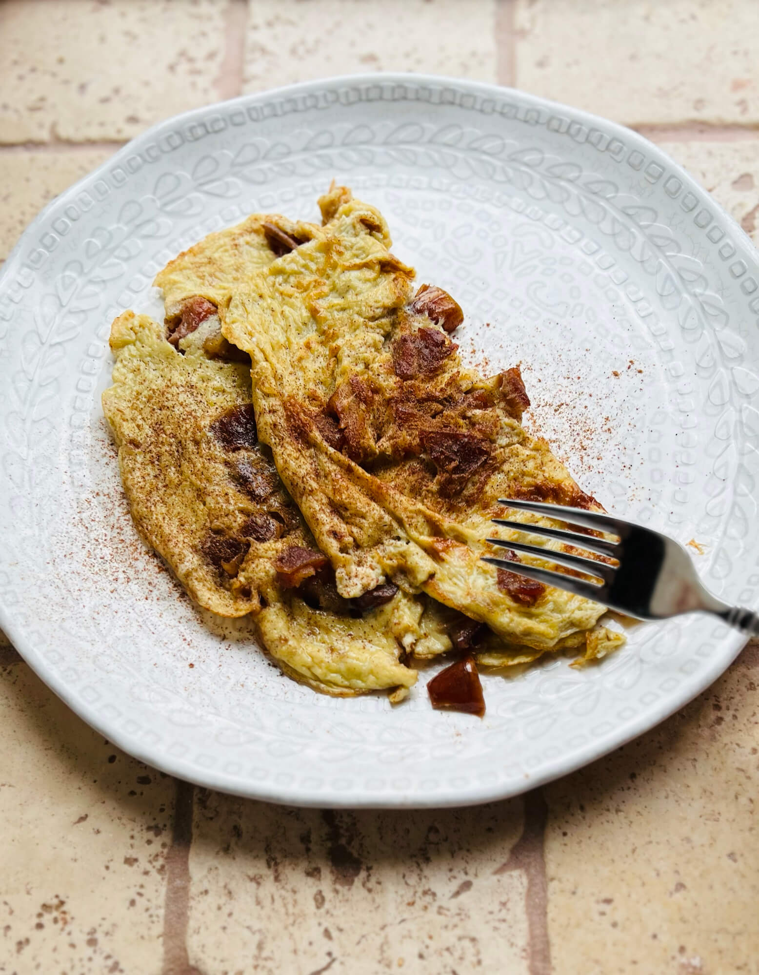 Persian Date And Cinnamon Omelette (Qeysava)