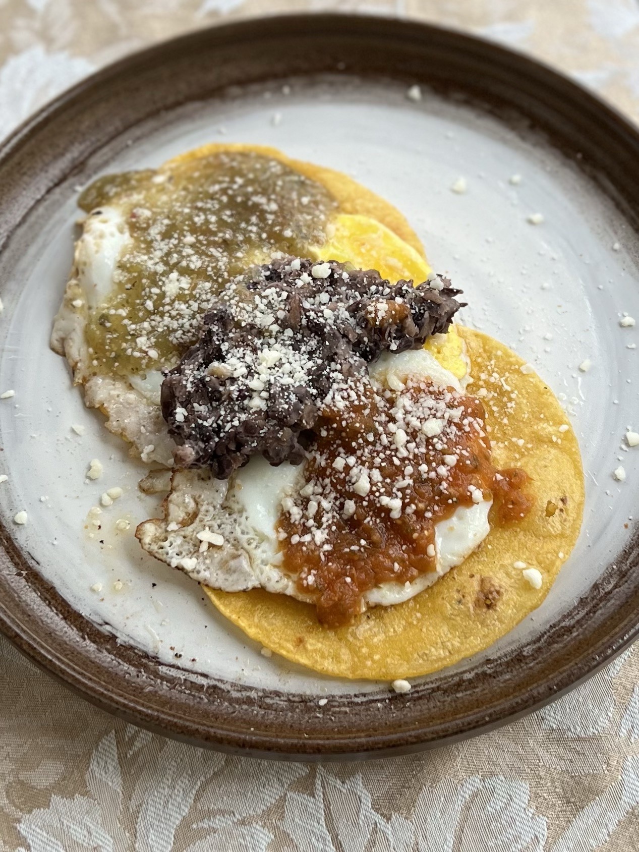 Mexican Huevos Divorciados - Divorced Eggs