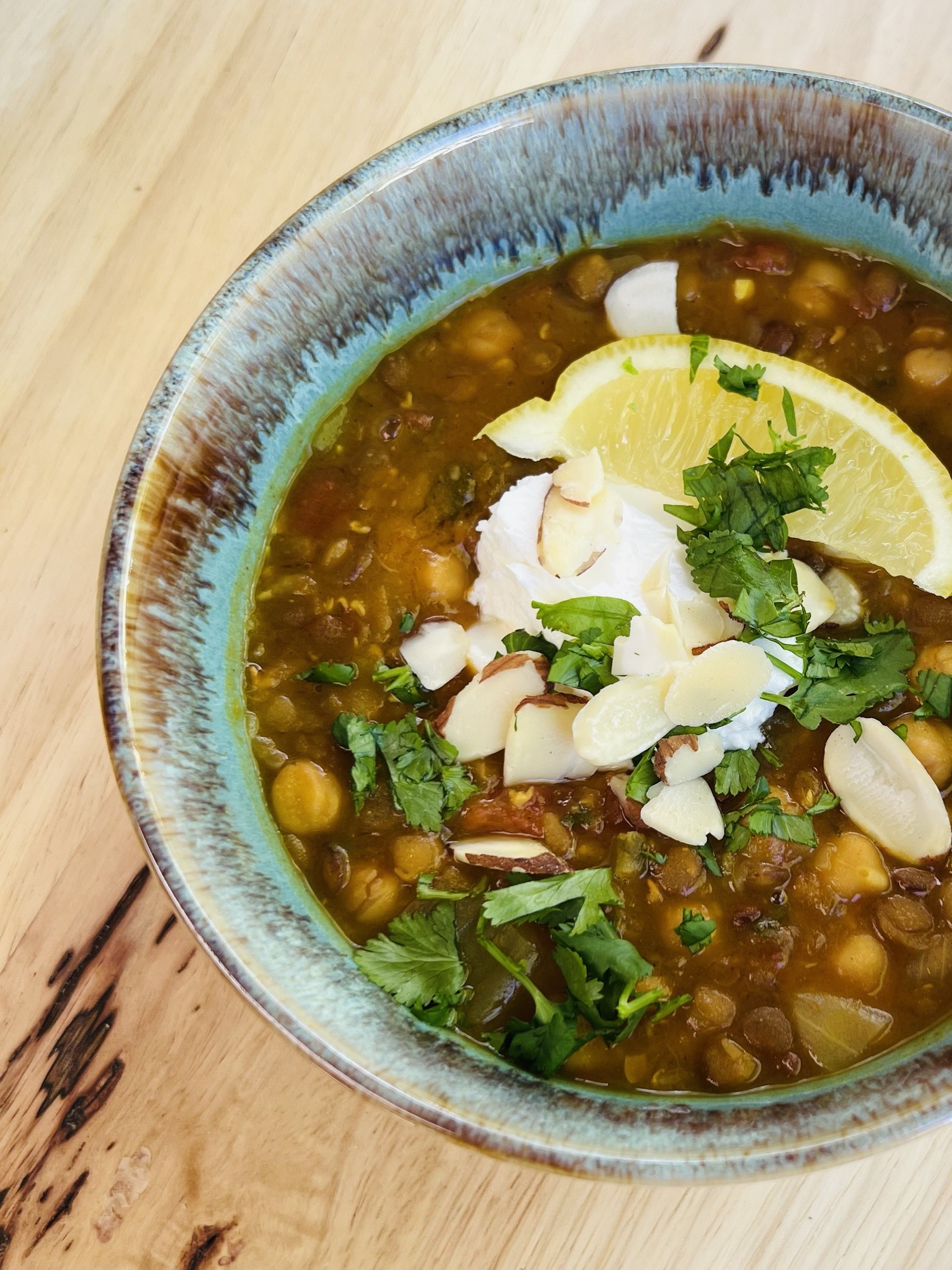 Instant Pot Harira (Moroccan Chickpea and Lentil Soup)