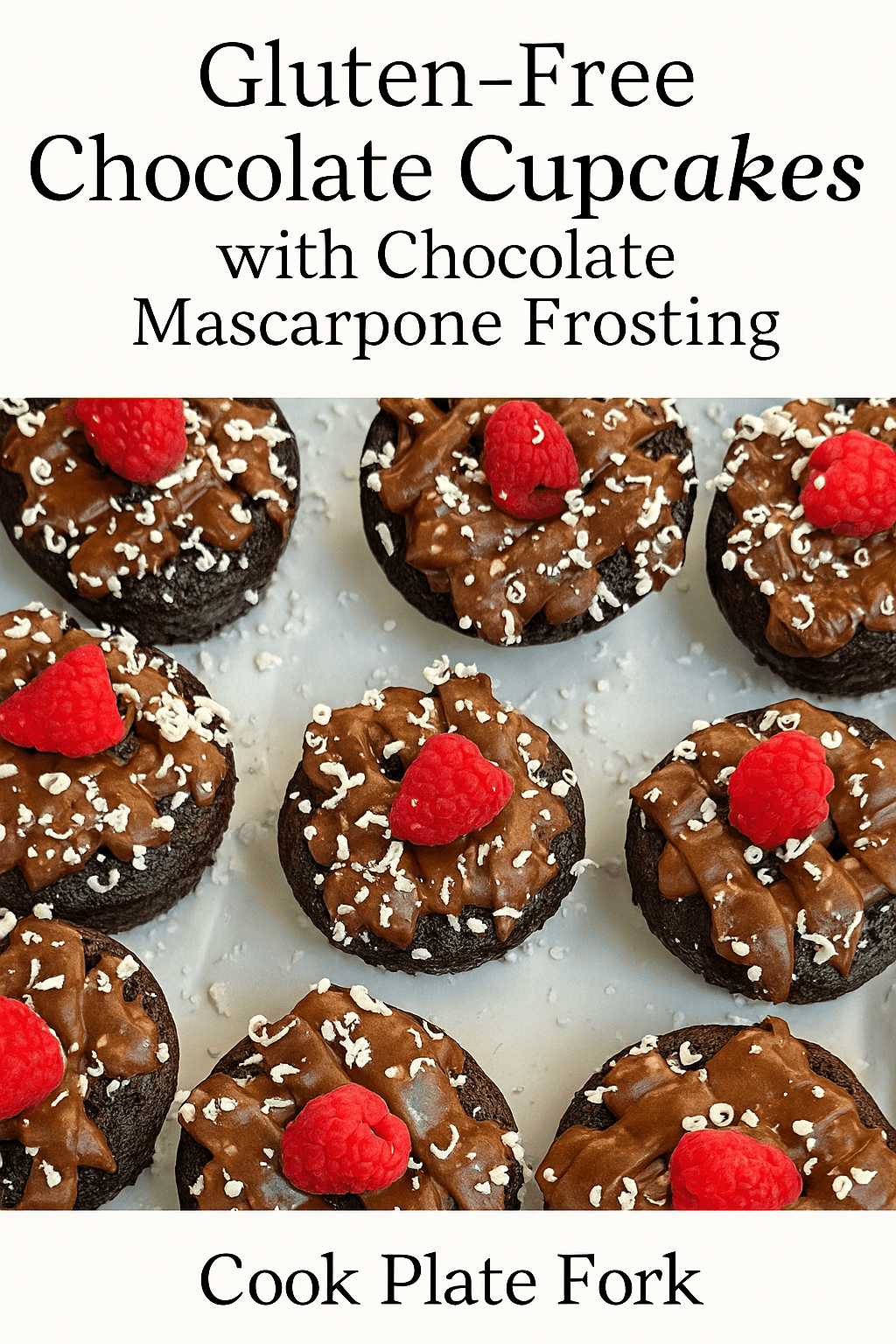Gluten-Free Chocolate Cupcakes with Chocolate Mascarpone Frosting