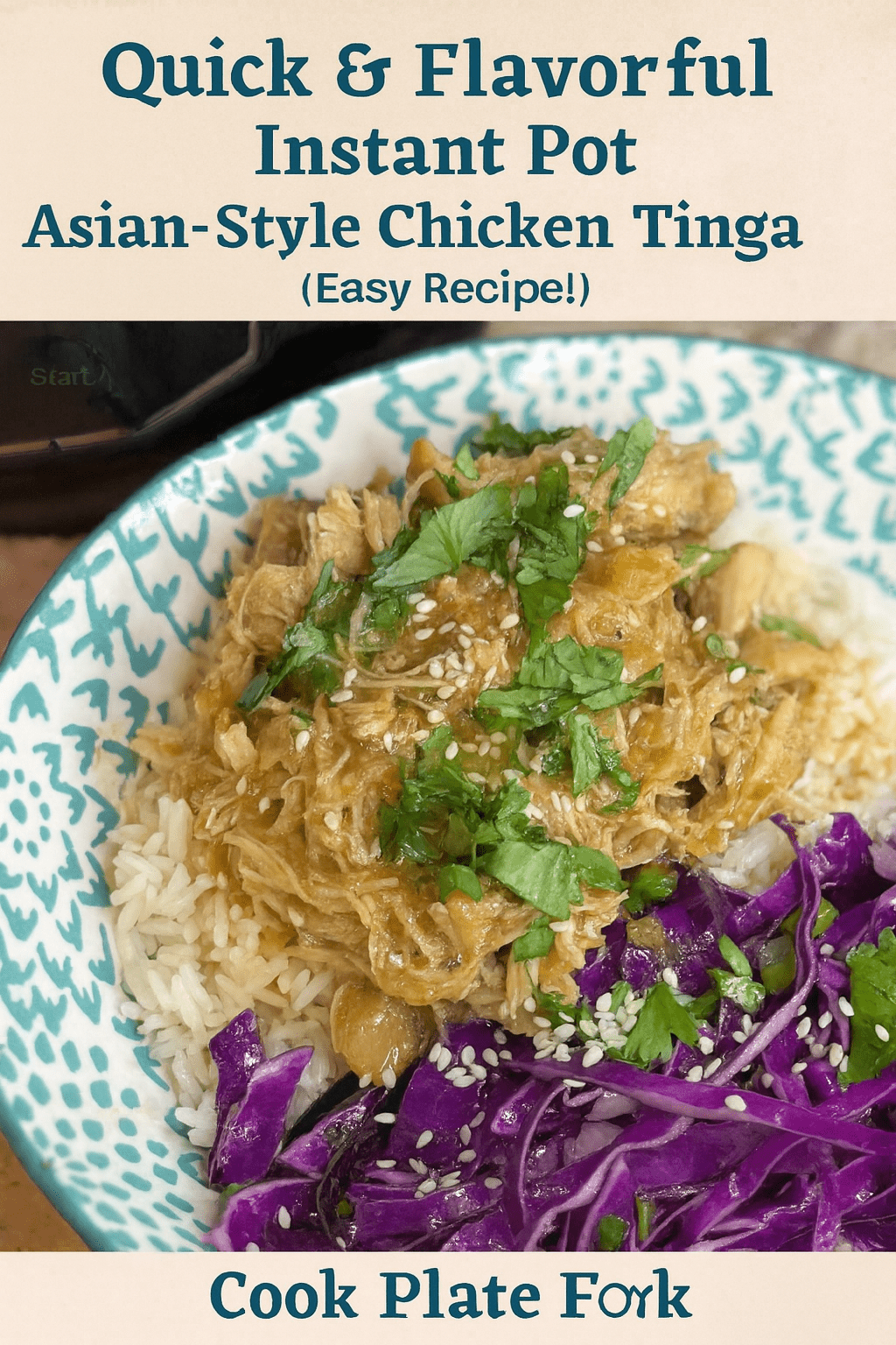 Quick & Flavorful Instant Pot Asian-Style Chicken Tinga (Easy Recipe!)